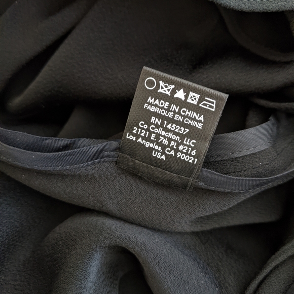 CO One-Shoulder Maxi Dress, Black, M - Picture 5 of 8